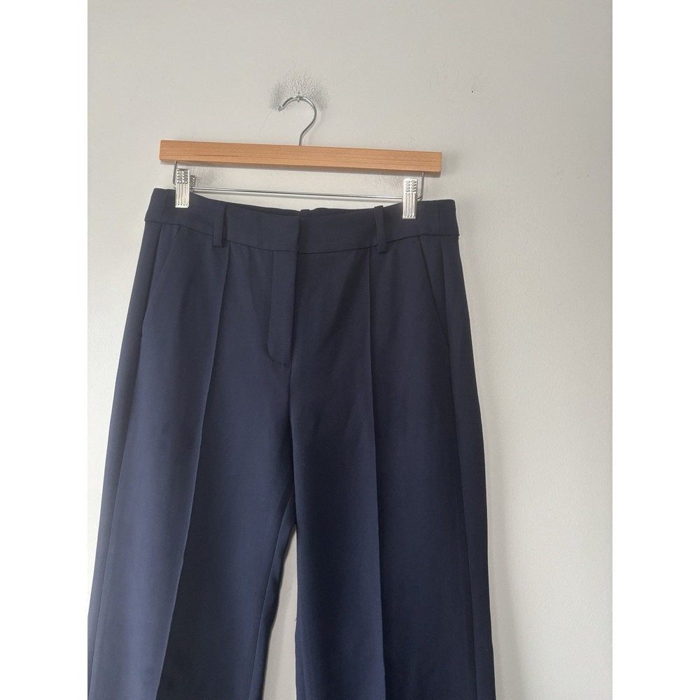 J.Crew Natalia Pant in Four-Season Stretch Size 8 Navy Dress High Rise Trouser - Picture 3 of 8